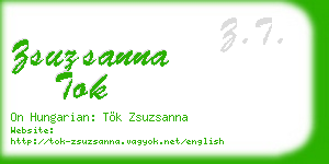 zsuzsanna tok business card